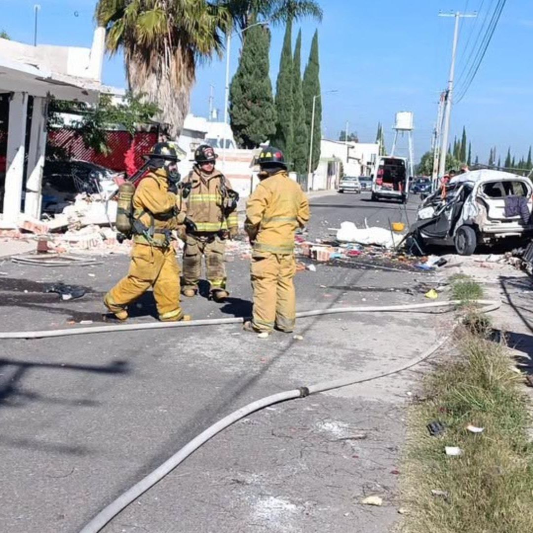 Cuatro Heridos Dejó la Explosión de Cilindros de Gas en Prados del Rosario en San José Iturbide.